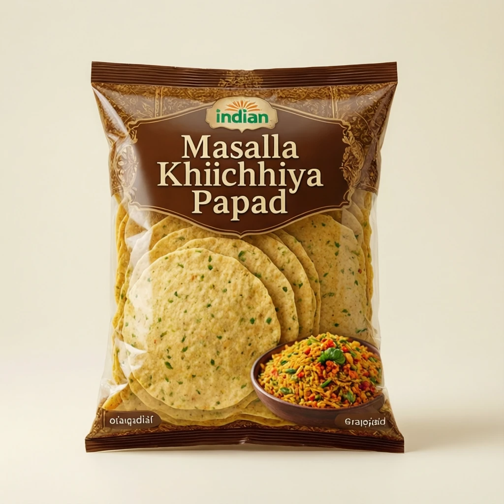 Masala Khichiya Papad