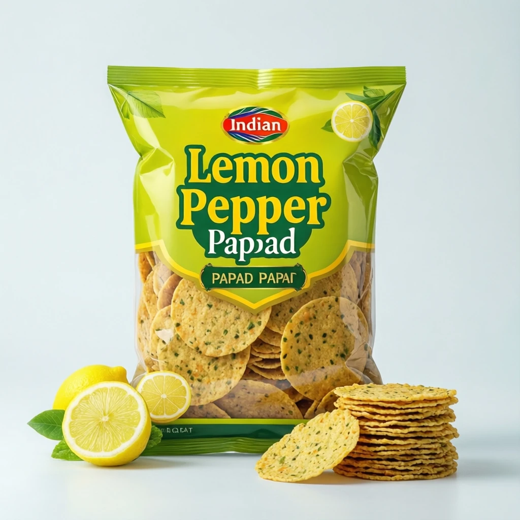 Lemon Pepper Papad