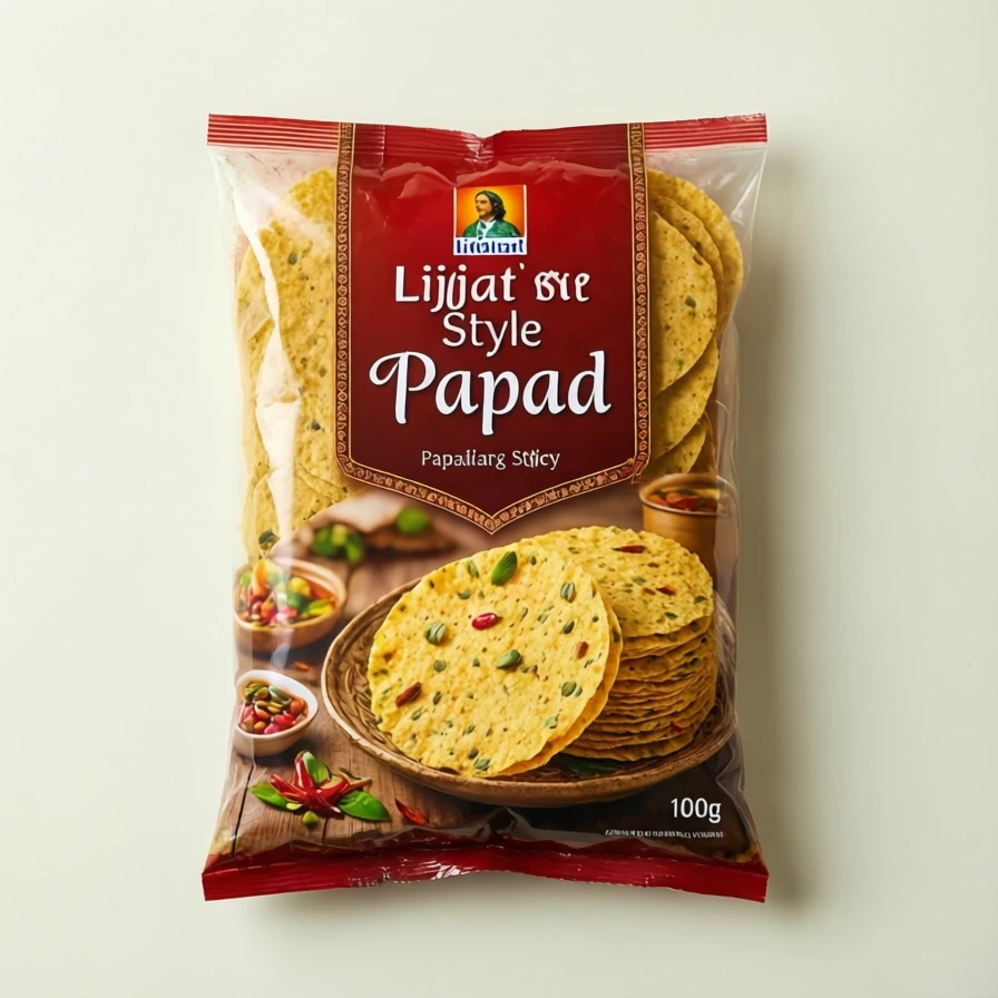 Spicy Lijjat Style Papad 100g