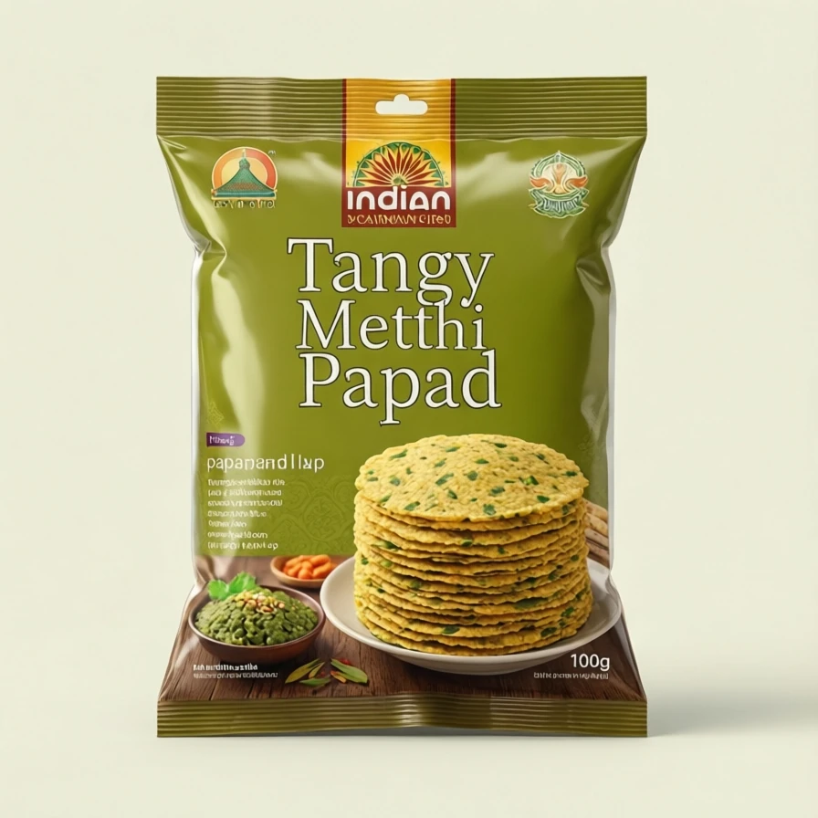 Tangy Methi Papad 100g