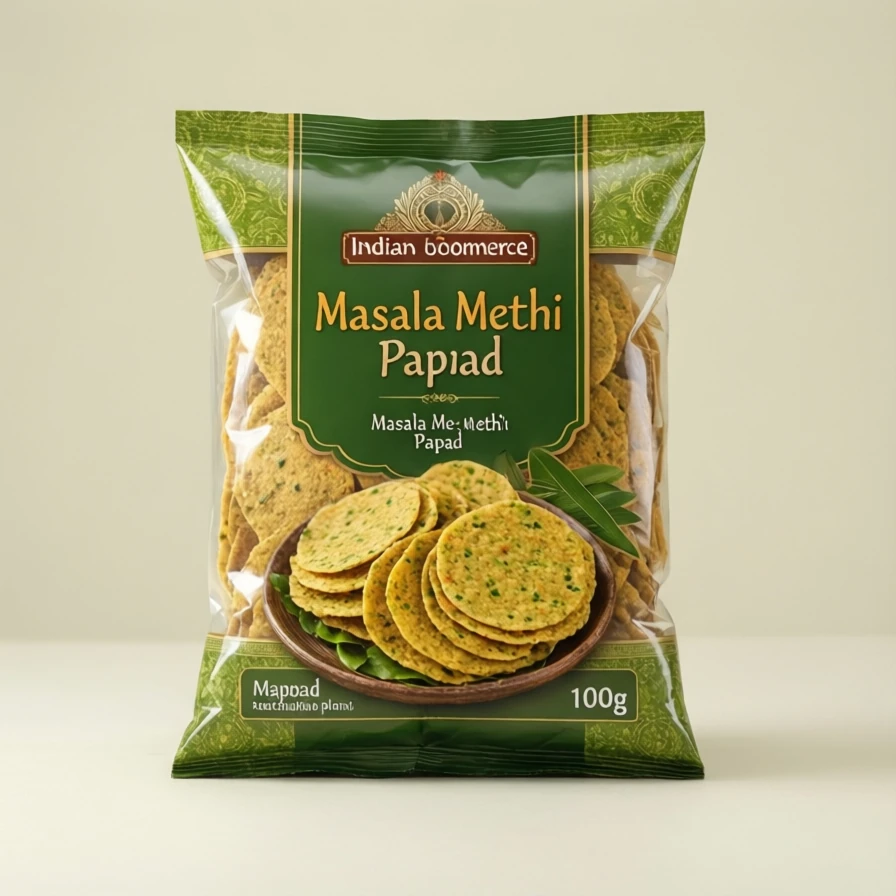 Masala Methi Papad 100g