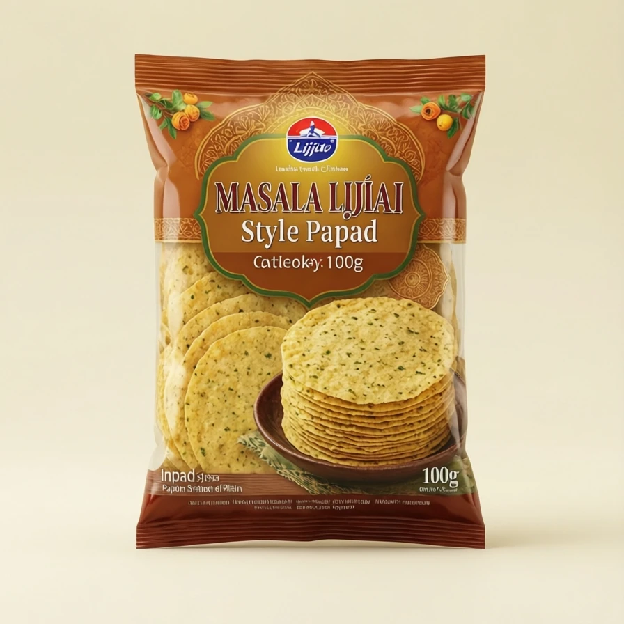 Masala Lijjat Style Papad 100g