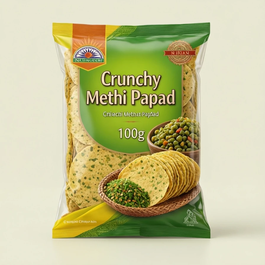 Crunchy Methi Papad 100g