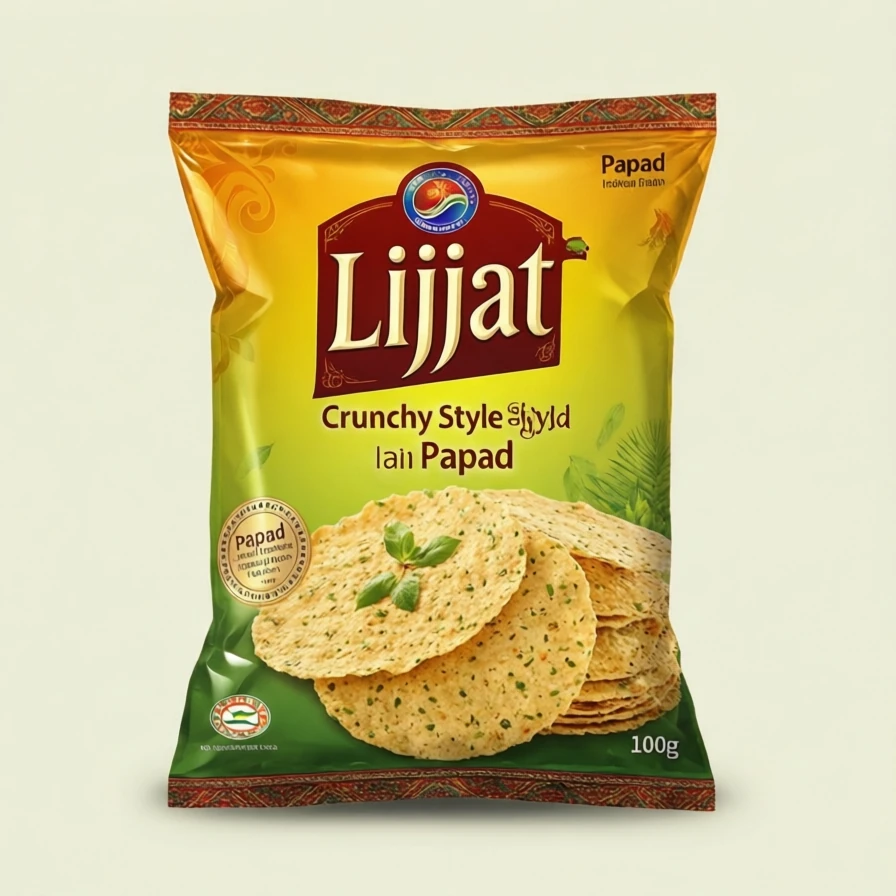 Crunchy Lijjat Style Papad 100g