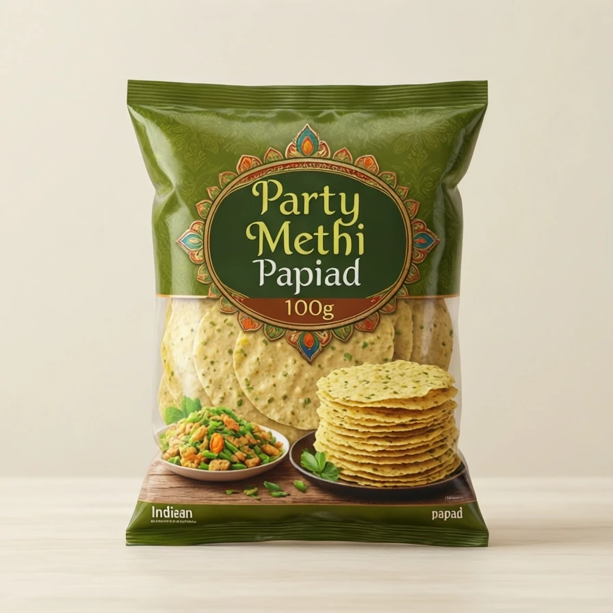 Party Methi Papad 100g
