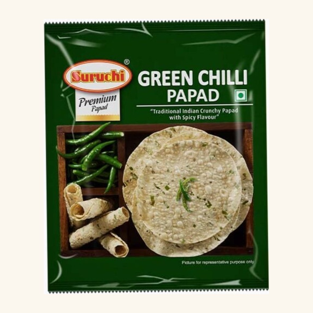 Green Chilli Papad 200g