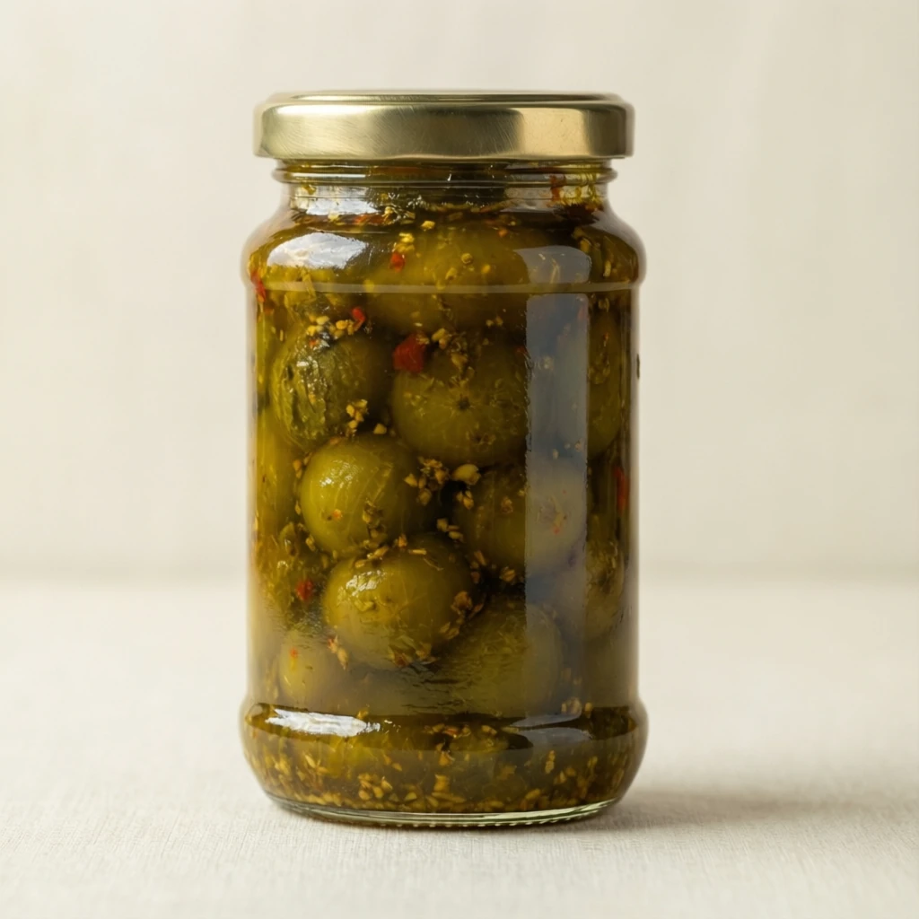 Gooseberry Mint Pickle