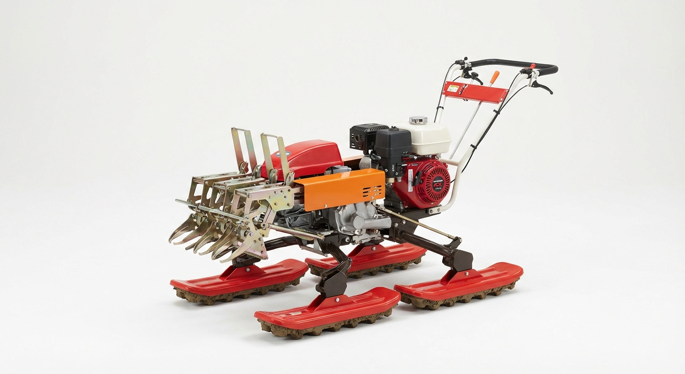 Rice Paddy Transplanter (4-Row Walk-Behind)