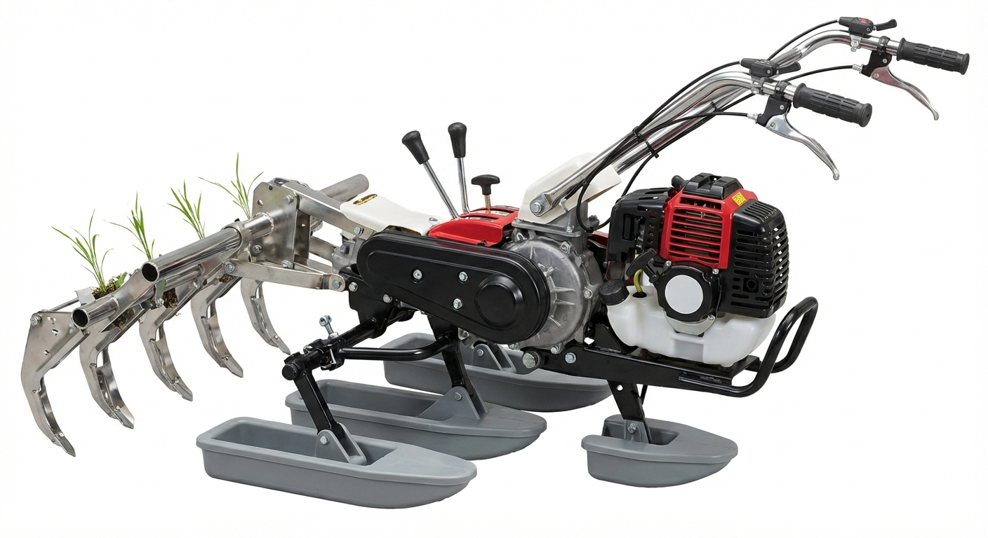 Rice Paddy Transplanter (4-Row Walk-Behind) - Image 3