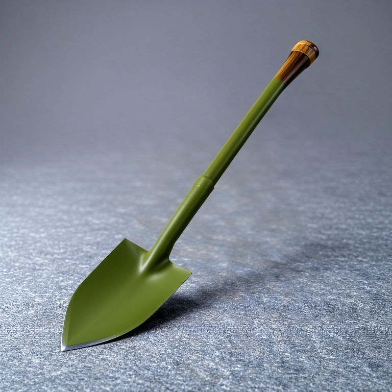 Hand Field Spade — 750 mm Overall, 150 mm Blade Width