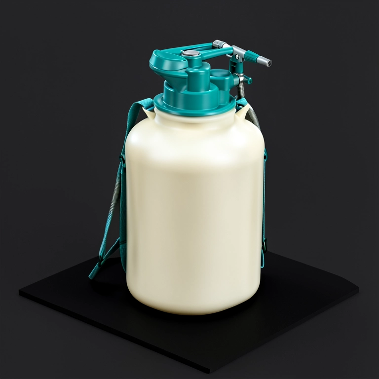 Manual Pressure Sprayer Canister — 8 L, High-Flow Outlet