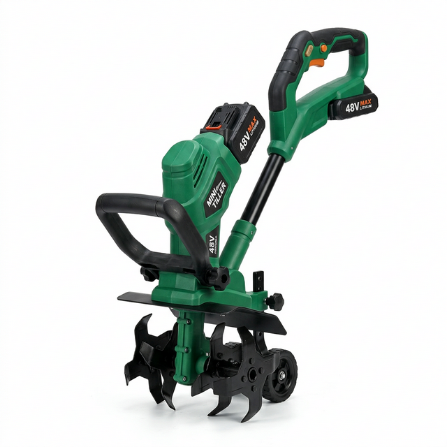 Battery-Powered Mini Tiller (48V)