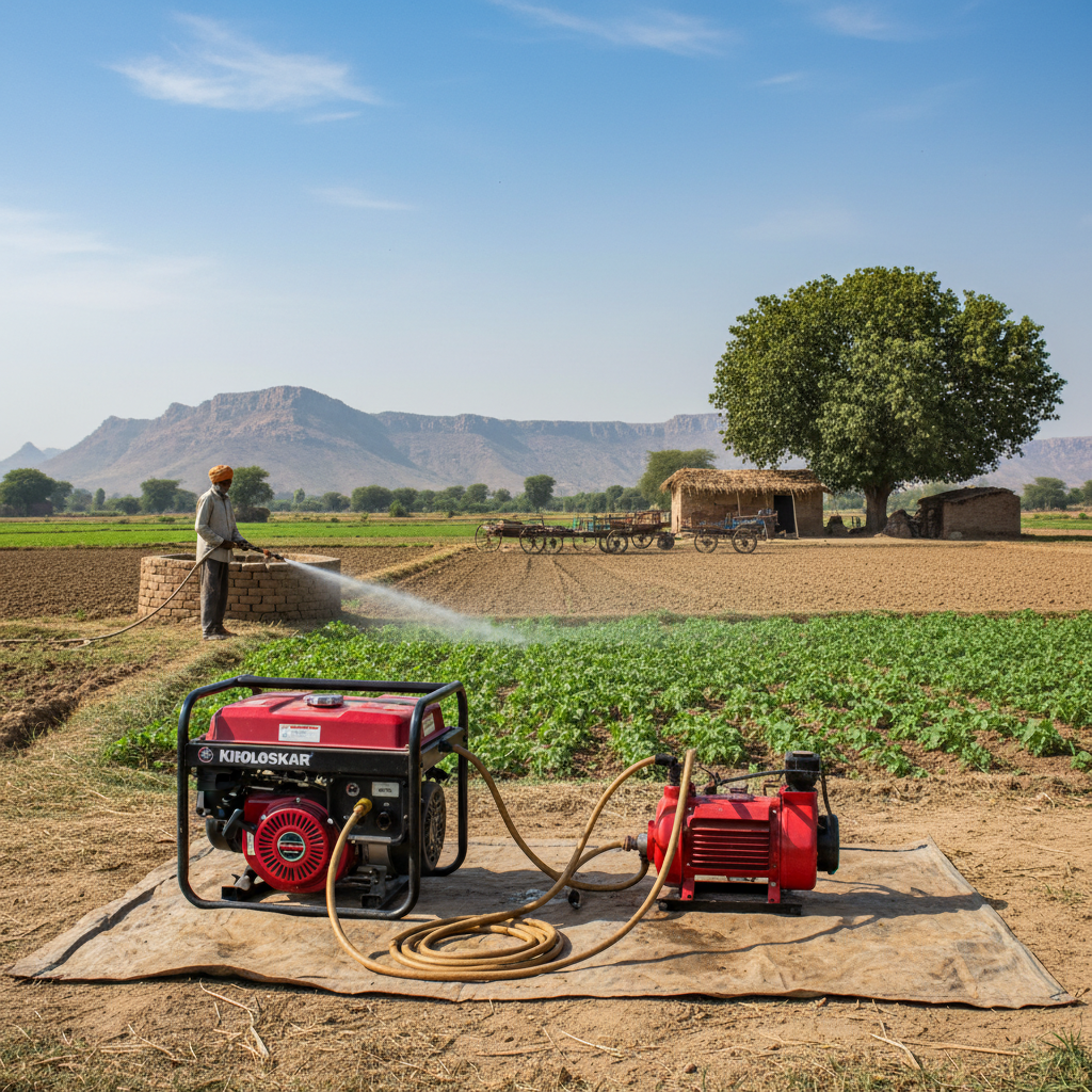 Portable Generator (3 kVA) - In Use