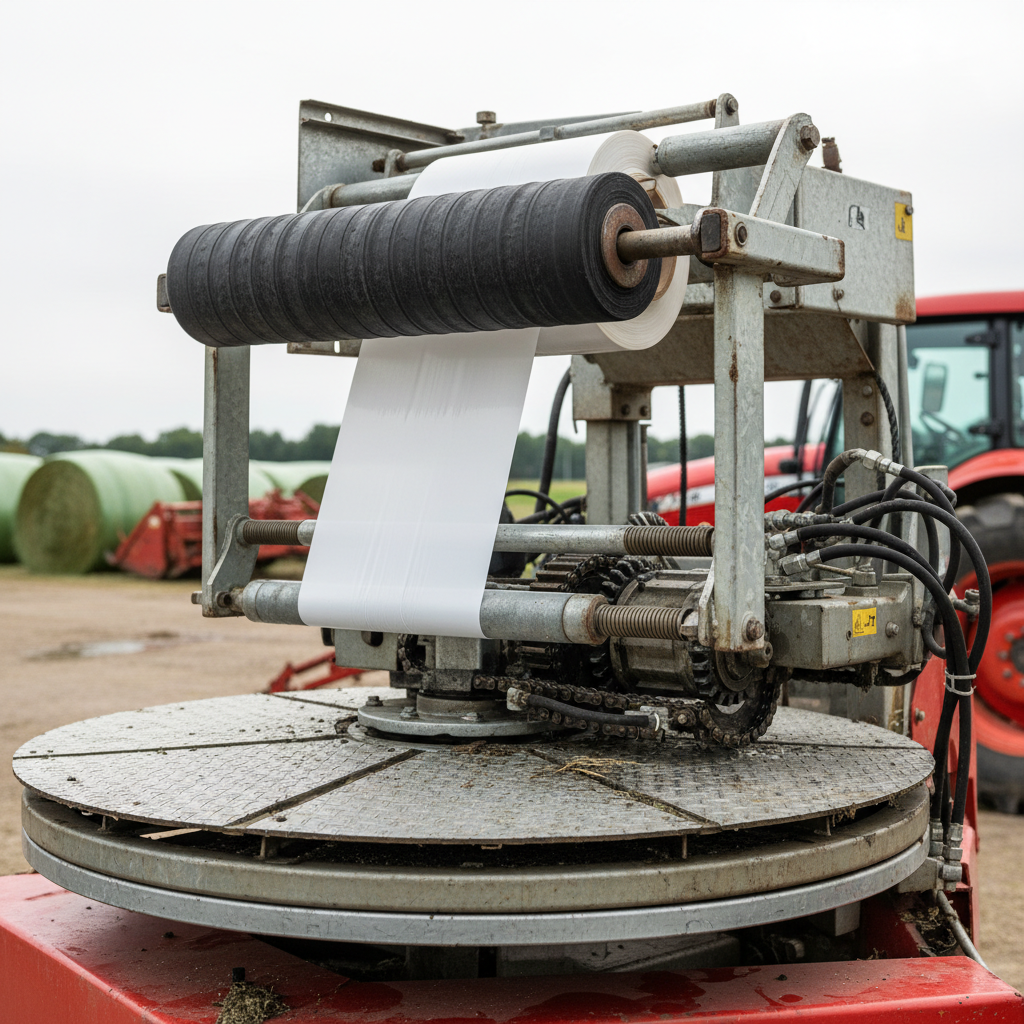 Silage Bale Wrapper - Detail