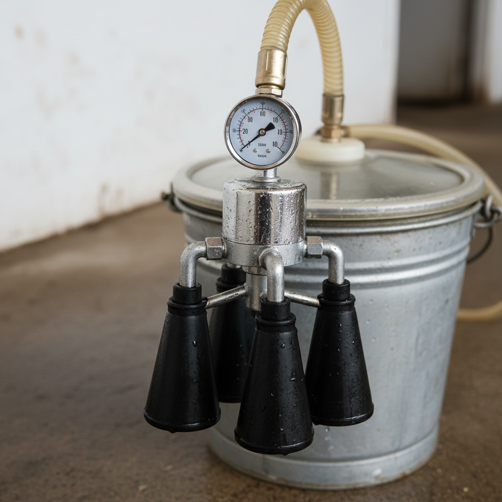 Cow Milking Machine (Single Bucket) - Detail