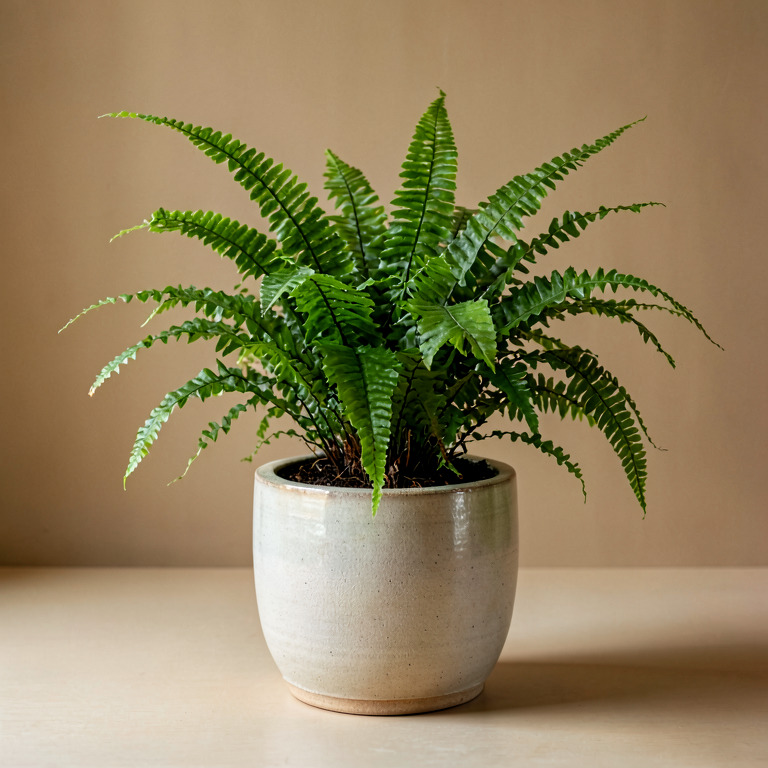 Boston Fern in Ceramic Tabletop Planter