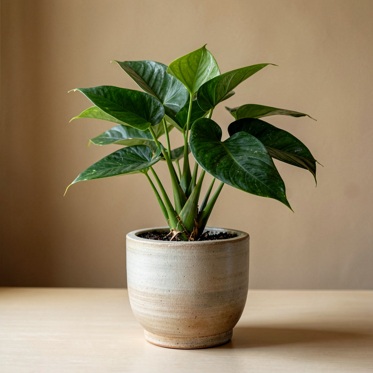 Syngonium in Ceramic Tabletop Planter