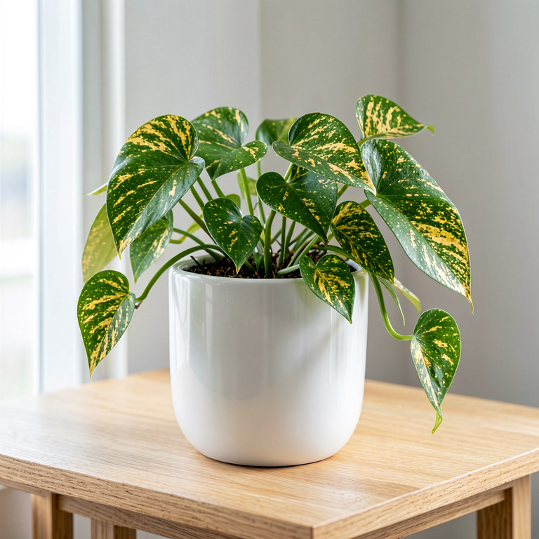 Pothos in Ceramic Tabletop Planter