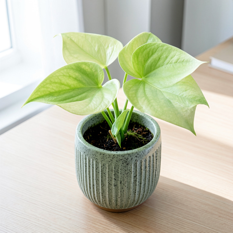Syngonium in Textured Desk Pot