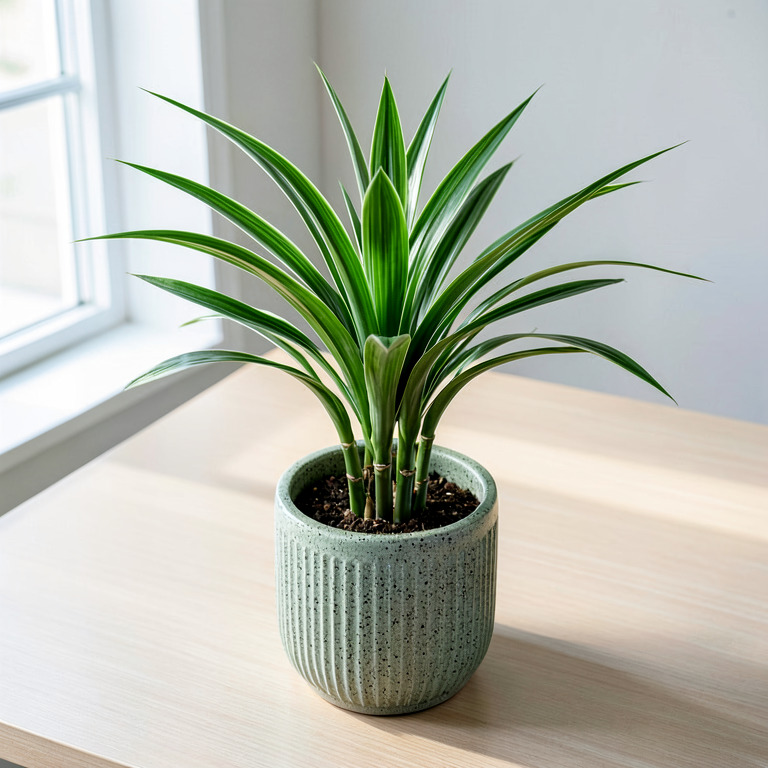 Dracaena in Textured Desk Pot