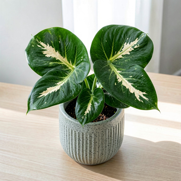 Dieffenbachia in Textured Desk Pot