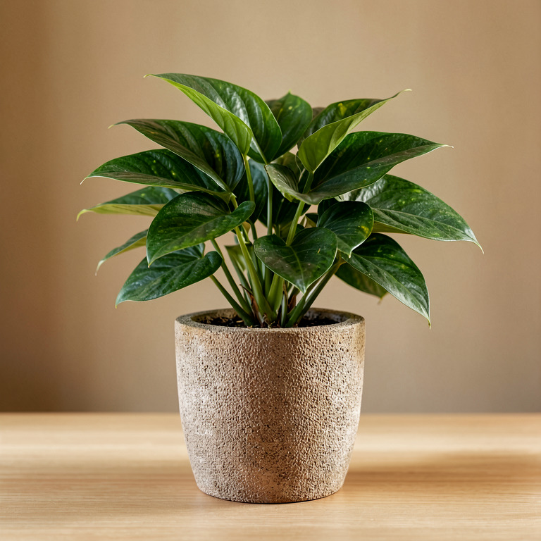 Fittonia in Textured Desk Pot