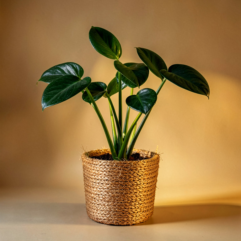 ZZ Plant in Coir Basket Planter