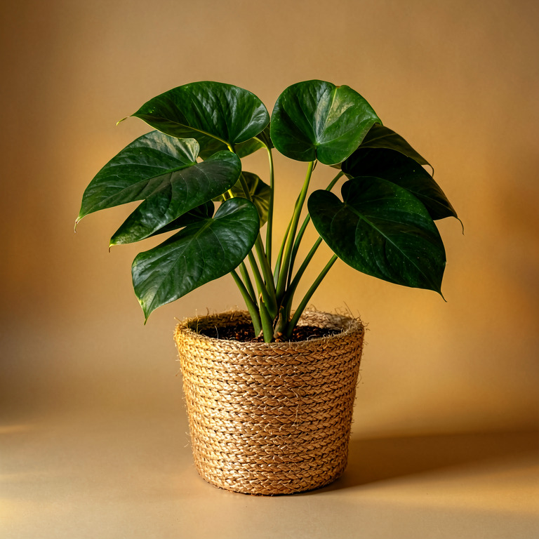 Philodendron in Coir Basket Planter