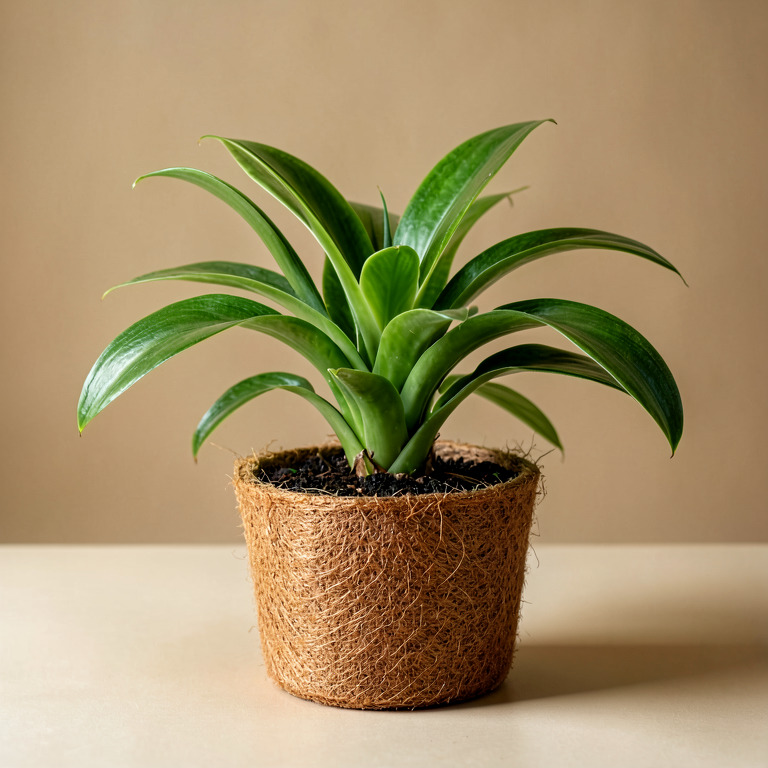 Spider Plant in Coir Basket Planter