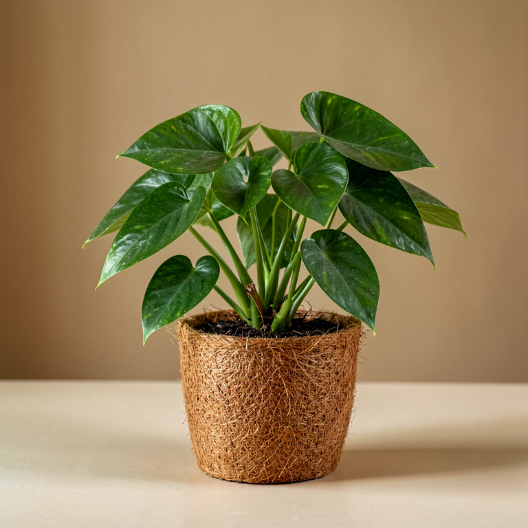 Pothos in Coir Basket Planter