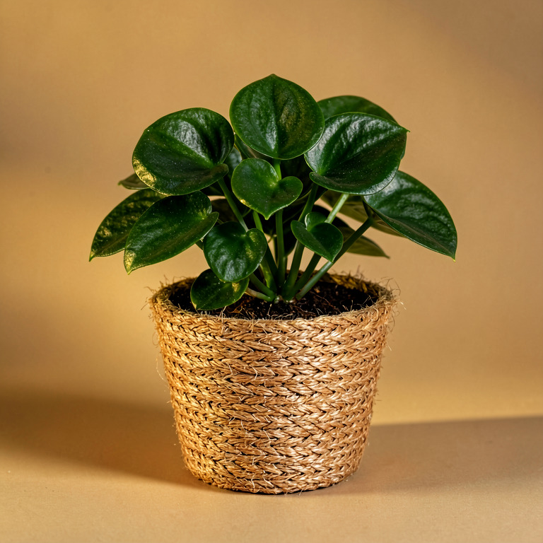 Peperomia in Coir Basket Planter
