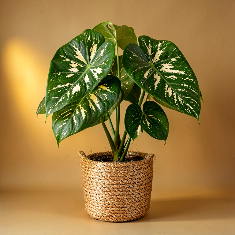 Dieffenbachia in Coir Basket Planter