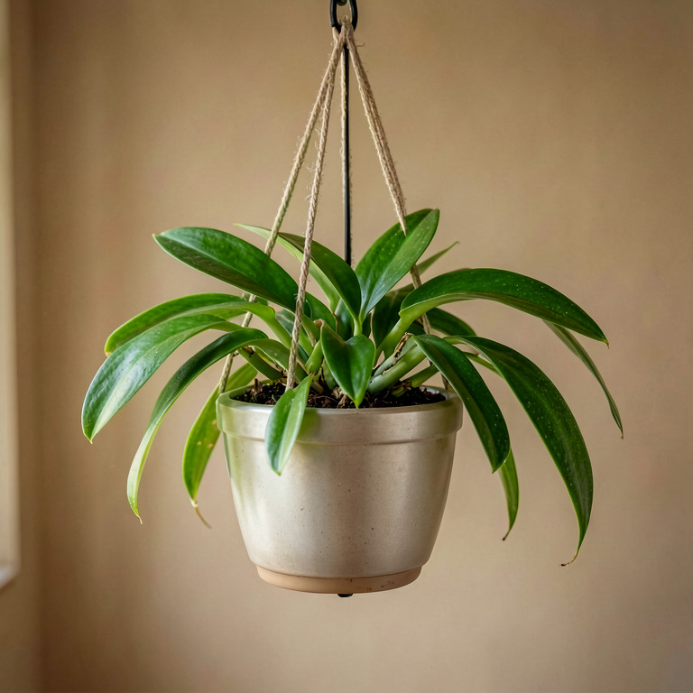 Spider Plant in Hanging Decor Pot