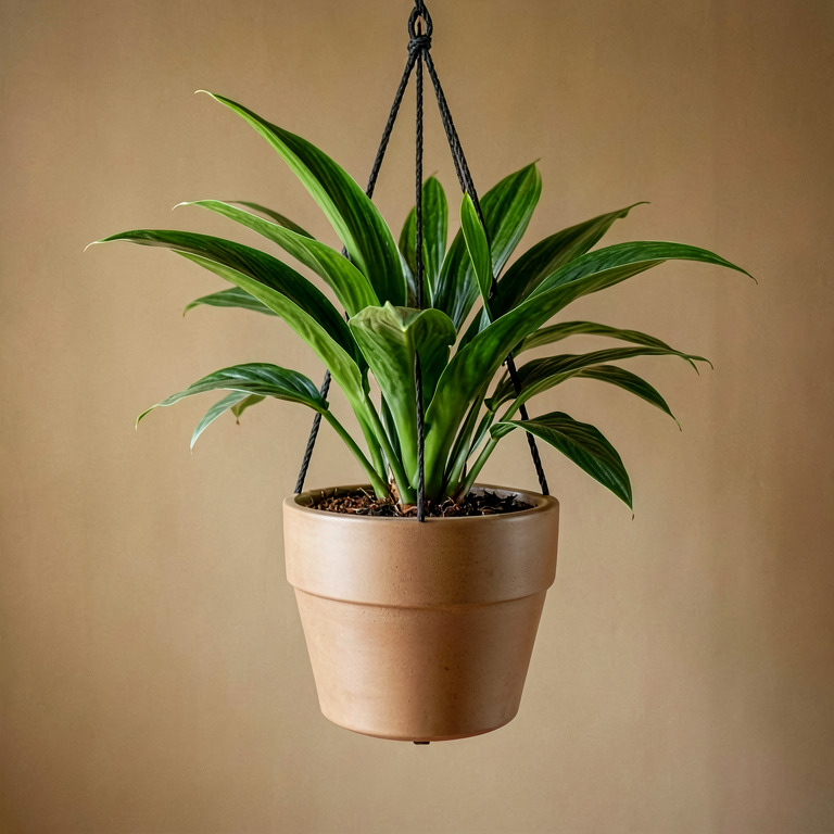 Dracaena in Hanging Decor Pot