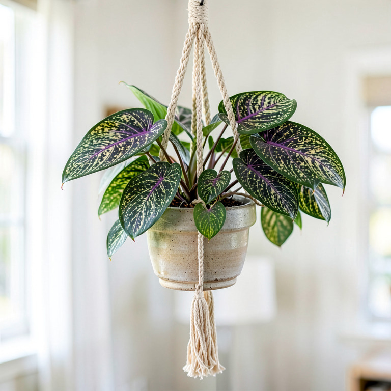 Calathea in Hanging Decor Pot