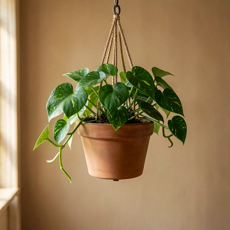 Pothos in Hanging Decor Pot