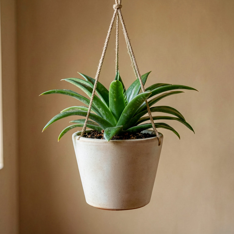 Haworthia in Hanging Decor Pot