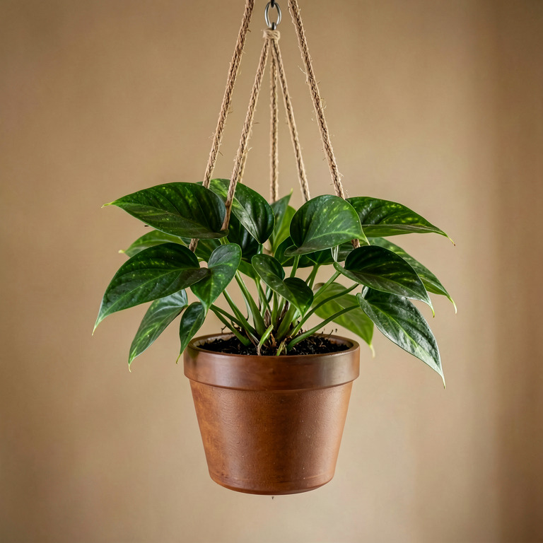 Fittonia in Hanging Decor Pot