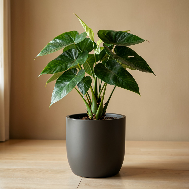 Syngonium in Matte Floor Planter