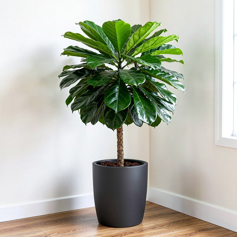 Schefflera in Matte Floor Planter