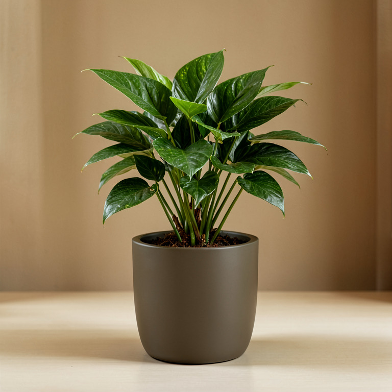 Fittonia in Matte Floor Planter