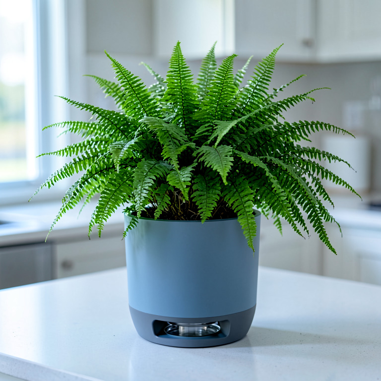 Boston Fern in Self-Watering Pot