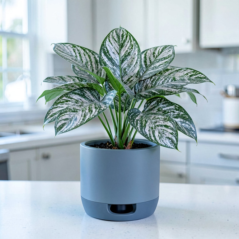 Aglaonema in Self-Watering Pot