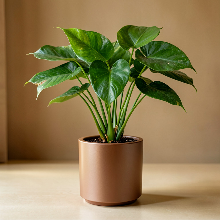 Philodendron in Self-Watering Pot