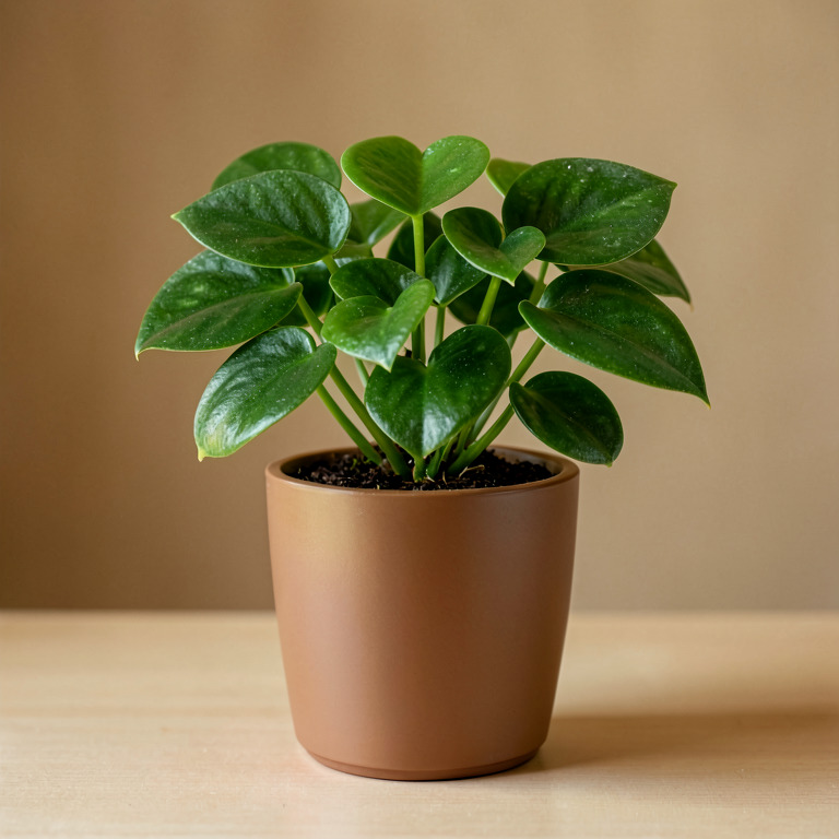 Peperomia in Self-Watering Pot