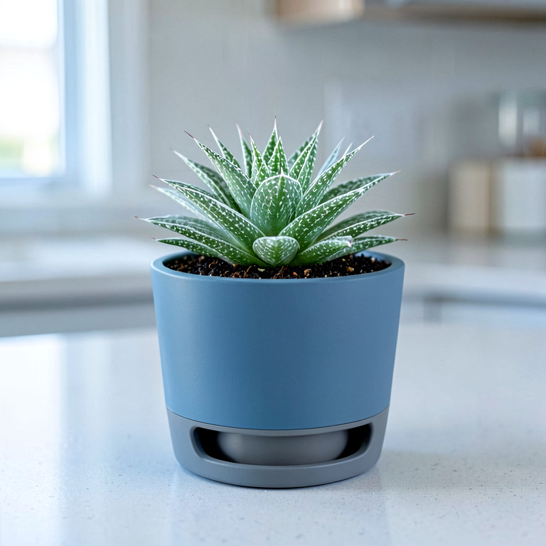 Haworthia in Self-Watering Pot