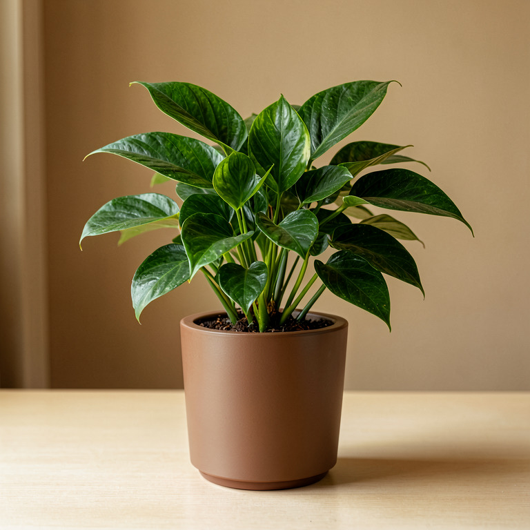 Fittonia in Self-Watering Pot