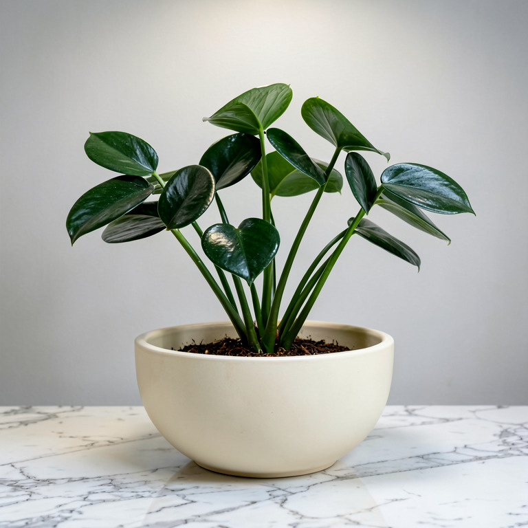 ZZ Plant in Countertop Bowl Planter