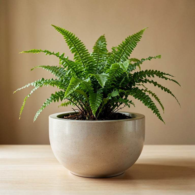 Boston Fern in Countertop Bowl Planter