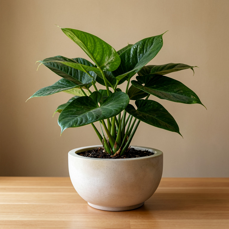 Aglaonema in Countertop Bowl Planter